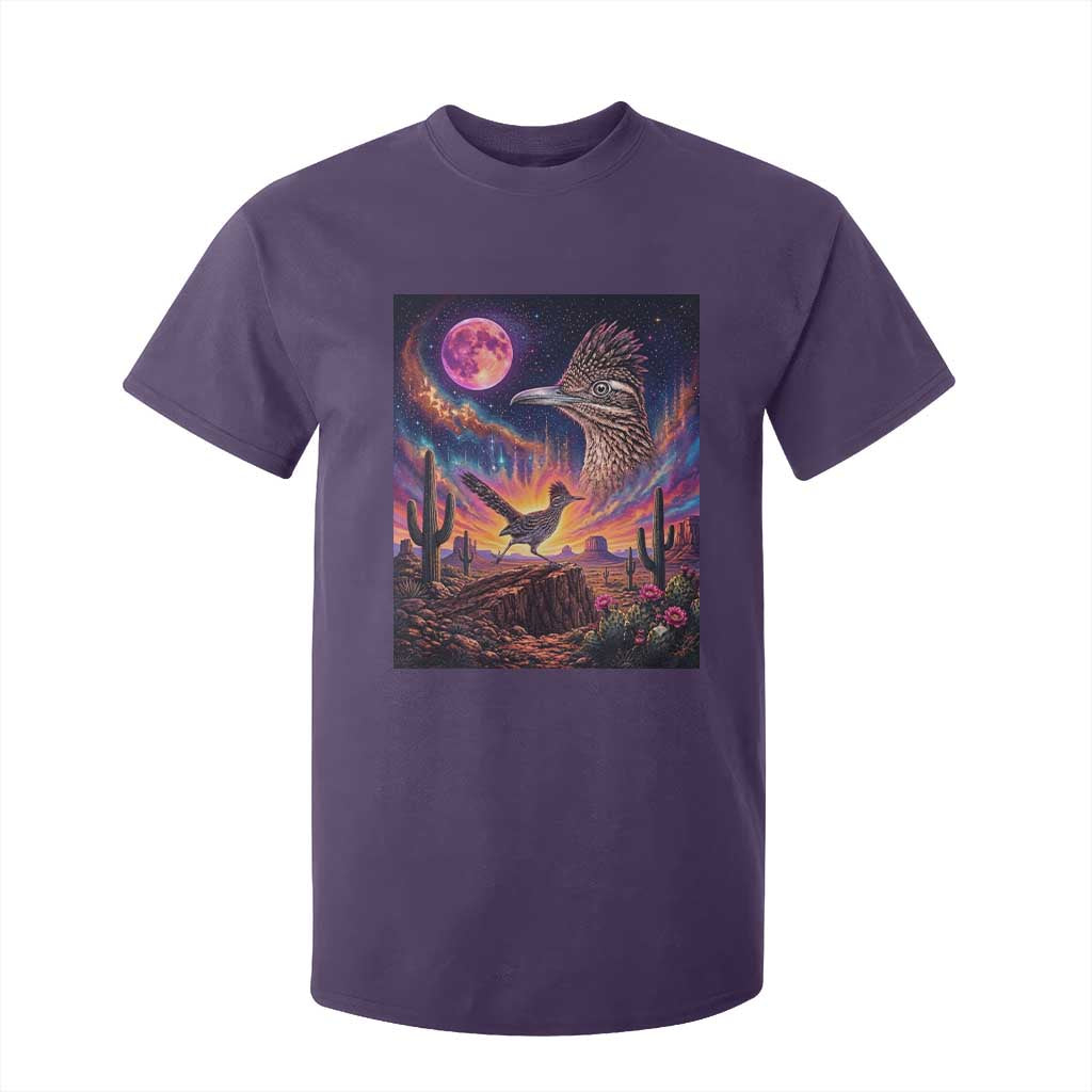 Arizona Roadrunner Vintage Desert Moon Retro Cactus T Shirt For Kid 90s Southwest Wildlife Bird Animal Lover