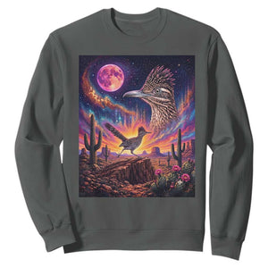 Arizona Roadrunner Vintage Desert Moon Retro Cactus Sweatshirt 90s Southwest Wildlife Bird Animal Lover
