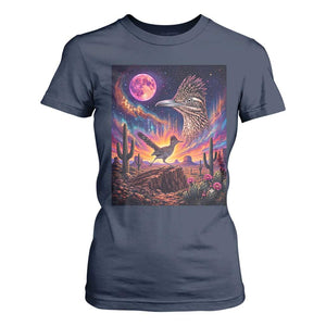 Arizona Roadrunner Vintage Desert Moon Retro Cactus T Shirt For Women 90s Southwest Wildlife Bird Animal Lover
