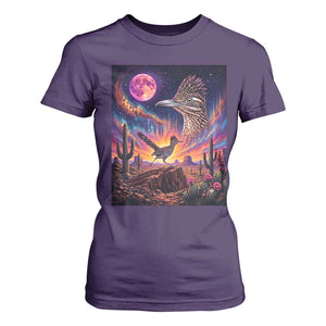 Arizona Roadrunner Vintage Desert Moon Retro Cactus T Shirt For Women 90s Southwest Wildlife Bird Animal Lover