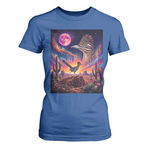 Arizona Roadrunner Vintage Desert Moon Retro Cactus T Shirt For Women 90s Southwest Wildlife Bird Animal Lover