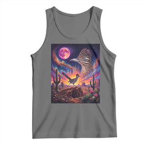 Arizona Roadrunner Vintage Desert Moon Retro Cactus Tank Top 90s Southwest Wildlife Bird Animal Lover