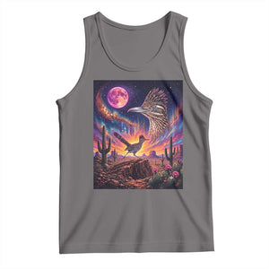 Arizona Roadrunner Vintage Desert Moon Retro Cactus Tank Top 90s Southwest Wildlife Bird Animal Lover