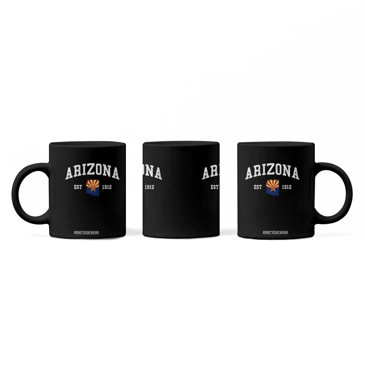Arizona State Flag Grand Canyon State Established 1912 Coffee Mug