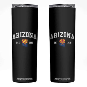 Arizona State Flag Grand Canyon State Established 1912 Skinny Tumbler