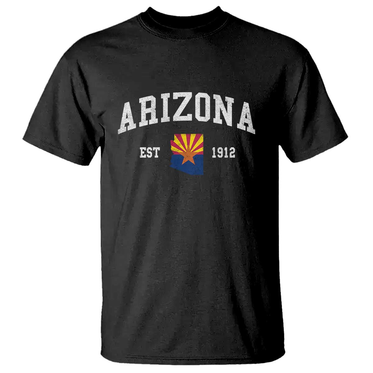 Arizona State Flag Grand Canyon State Established 1912 T Shirt