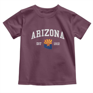 Arizona State Flag Grand Canyon State Established 1912 Toddler T Shirt
