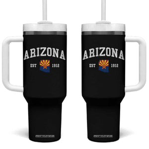 Arizona State Flag Grand Canyon State Established 1912 Tumbler With Handle