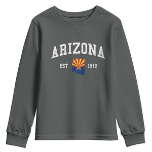Arizona State Flag Grand Canyon State Established 1912 Youth Sweatshirt