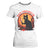 Funny Black Cat Halloween Funny Black Cat Murderous Cat With Knife T Shirt For Women Rage Is Consuming Me TS14 White Print Your Wear