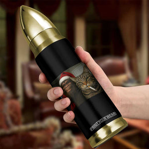 Funny Cat Selfie Bigfoot Christmas Sasquatch Bullet Tumbler TS14 Print Your Wear