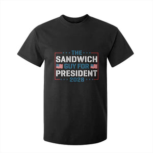The Sandwich Guy for President 2028 T Shirt For Kid Free DC Funny Political Satire - Print Your Wear