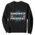 The Sandwich Guy for President 2028 Sweatshirt Free DC Funny Political Satire - Print Your Wear