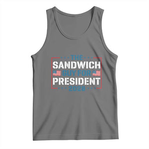 The Sandwich Guy for President 2028 Tank Top Free DC Funny Political Satire TS14 Black Heather Print Your Wear