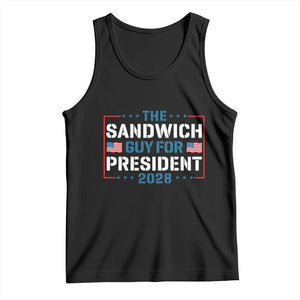 The Sandwich Guy for President 2028 Tank Top Free DC Funny Political Satire - Print Your Wear