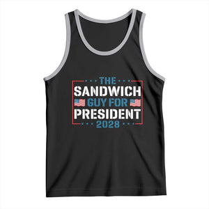 The Sandwich Guy for President 2028 Tank Top Free DC Funny Political Satire TS14 Black Athletic Heather Print Your Wear
