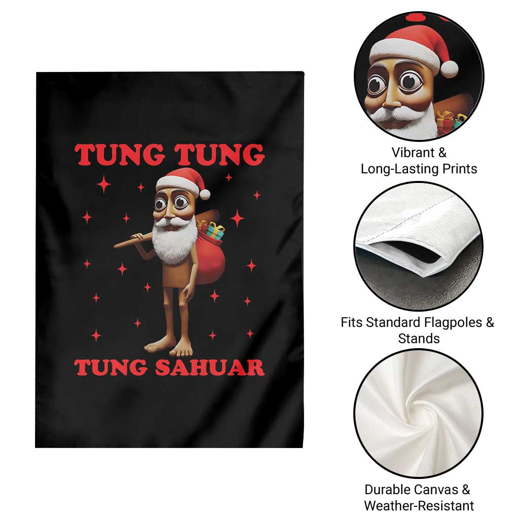 Funny Italian Brainrot Christmas Garden Flag Tung Tung Tung Sahur Meme TS14 Print Your Wear