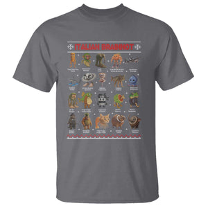 Italian Brainrot Christmas T Shirt Funny Brain Rot Gen-Z Meme TS14 Charcoal Print Your Wear