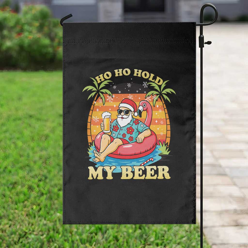 Santa Beer Christmas Garden Flag Ho Ho Ho My Beer TS14 Print Your Wear