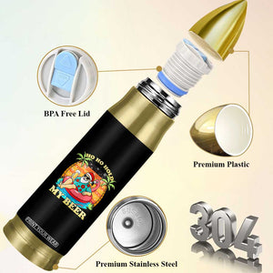 Santa Beer Christmas Bullet Tumbler Ho Ho Ho My Beer TS14 Print Your Wear