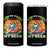 Santa Beer Christmas 4 in 1 Can Cooler Tumbler Ho Ho Ho My Beer TS14 One Size: 16 oz Black Print Your Wear