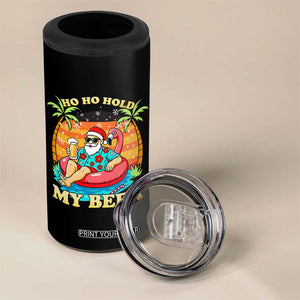 Santa Beer Christmas 4 in 1 Can Cooler Tumbler Ho Ho Ho My Beer TS14 Print Your Wear