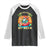 Santa Beer Christmas Raglan Shirt Ho Ho Ho My Beer TS14 Black White Print Your Wear