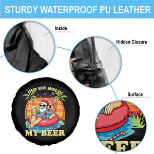 Santa Beer Christmas Spare Tire Cover Ho Ho Ho My Beer TS14 Print Your Wear