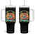 Santa Beer Christmas Tumbler With Handle Ho Ho Ho My Beer TS14 One Size: 40 oz Black Print Your Wear