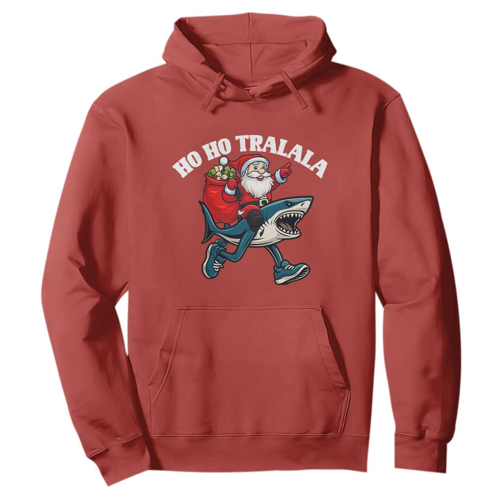 Tralalero Tralala Christmas Meme Hoodie Santa Xmas Ho Ho Ho TS14 Red Print Your Wear