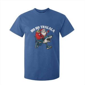Tralalero Tralala Christmas Meme T Shirt For Kid Santa Xmas Ho Ho Ho TS14 Royal Blue Print Your Wear
