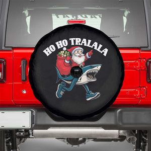 Tralalero Tralala Christmas Meme Spare Tire Cover Santa Xmas Ho Ho Ho TS14 Black Print Your Wear