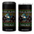 Tralalero Tralala Christmas Meme 4 in 1 Can Cooler Tumbler Snowboard Ugly Xmas TS14 One Size: 16 oz Black Print Your Wear