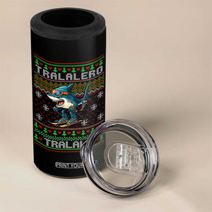 Tralalero Tralala Christmas Meme 4 in 1 Can Cooler Tumbler Snowboard Ugly Xmas TS14 Print Your Wear