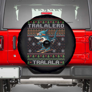 Tralalero Tralala Christmas Meme Spare Tire Cover Snowboard Ugly Xmas TS14 Black Print Your Wear