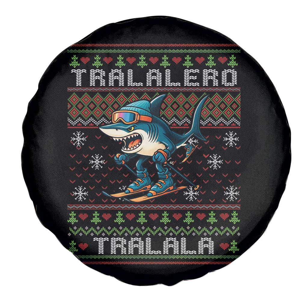 Tralalero Tralala Christmas Meme Spare Tire Cover Snowboard Ugly Xmas TS14 Print Your Wear