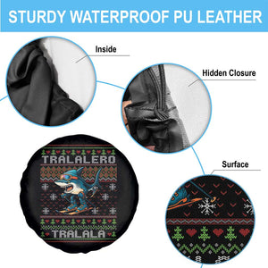Tralalero Tralala Christmas Meme Spare Tire Cover Snowboard Ugly Xmas TS14 Print Your Wear