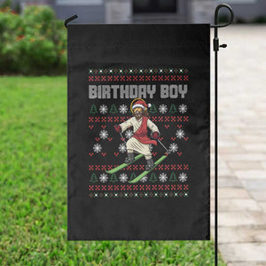 Jesus Christmas Meme Garden Flag Snowboard Birthday Boy Ugly Xmas TS14 Print Your Wear