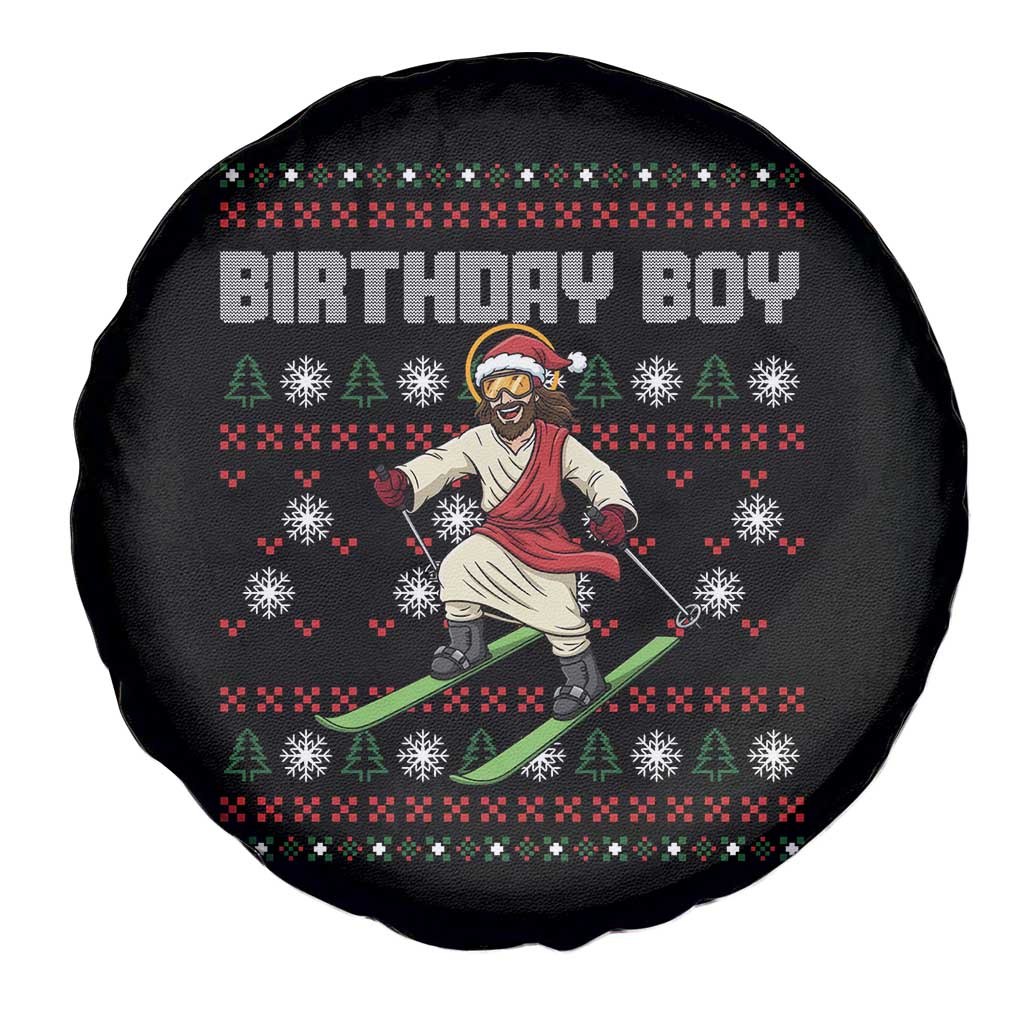 Jesus Christmas Meme Spare Tire Cover Snowboard Birthday Boy Ugly Xmas TS14 Print Your Wear