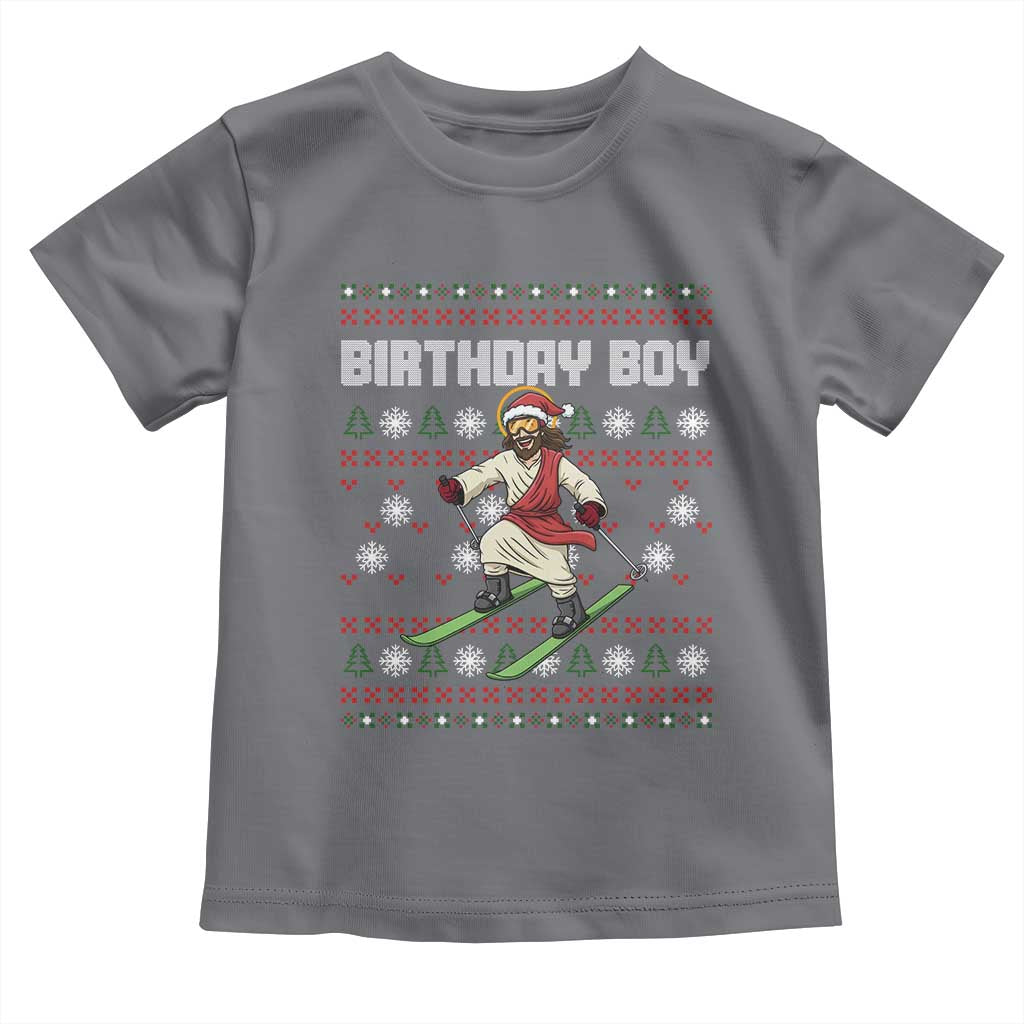 Jesus Christmas Meme Toddler T Shirt Snowboard Birthday Boy Ugly Xmas TS14 Charcoal Print Your Wear