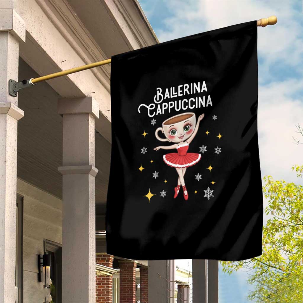 Ballerina Cappuccina Christmas Garden Flag Italian Brainrot Meme TS14 Print Your Wear