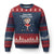 Ballerina Cappuccina Xmas Ugly Christmas Sweater Italian Brainrot Meme TS14 Navy Red Print Your Wear
