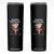 Ballerina Cappuccina Christmas Skinny Tumbler Italian Brainrot Meme TS14 Black Print Your Wear