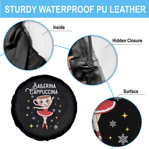 Ballerina Cappuccina Christmas Spare Tire Cover Italian Brainrot Meme TS14 Print Your Wear
