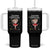 Ballerina Cappuccina Christmas Tumbler With Handle Italian Brainrot Meme TS14 One Size: 40 oz Black Print Your Wear
