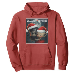 Funny Christmas Couple Hoodie Italian Brainrot Meme TS14 Red Print Your Wear