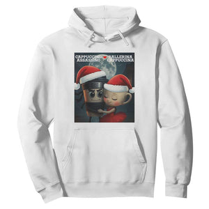 Funny Christmas Couple Hoodie Italian Brainrot Meme TS14 White Print Your Wear