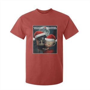 Funny Christmas Couple T Shirt For Kid Italian Brainrot Meme TS14 Red Print Your Wear
