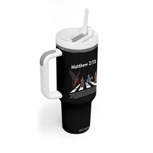 Jesus Christian Tumbler With Handle Cross Bible Verse Matthew 2:13 TS14 Print Your Wear