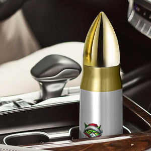 Funny Cat Green Christmas Bullet Tumbler On The Naughty List And I Regret Nothing TS14 Print Your Wear